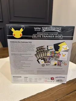 Pokemon TCG Celebrations Elite Trainer Box Pokemon Center - New Sealed ✅ - Image 2