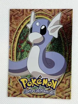 Dratini Topps Pokemon #147 - E10 of 12 - Textured Holo - Image 1