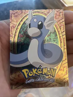 Pokemon Dratini #147 Holo Foil E10 of 12 Blue Label Topps 1999 - Image 1