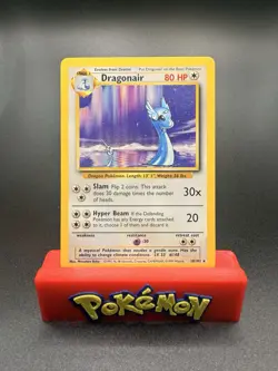 Dragonair Pokemon Card TCG 1999 Base Unlimited Rare Vintage 18/102 Sleeve NM - Image 1