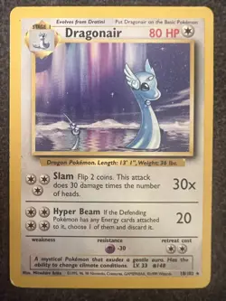 Dragonair 18/102 Rare Pokemon Card NM/LP - Image 1