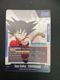 Son Goku : Childhood FB06-025 Gold Leader Dragon Ball Super card manga booster - Image 2