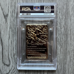 1999 BURGER KING POKEMON GOLD CARDS CHARIZARD PSA 7 - Image 3