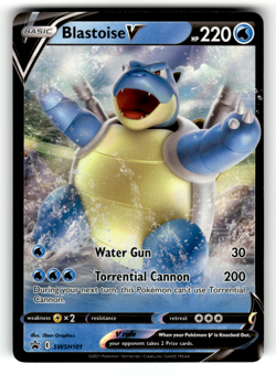 Blastoise V SWSH101 Holo Promo SWSH: Sword & Shield Promo Cards LP - Image 1