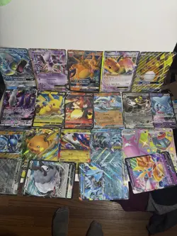 Pokemon Jumbo Card Lot of 21 GX, EX, V, Vmax - Image 1