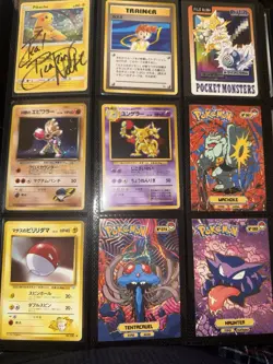 Pokemon Cards Binder Lot / Pikachu Nate signature - Image 1