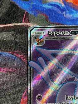 Espeon GX (Full Art) 140/149 Sun&Moon Base Set Holo Pokemon Card - Image 2