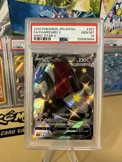 PSA 10 GEM MINT Pokemon Charizard V Shiny Star V Full Art 307/190 Japanese - Image 1