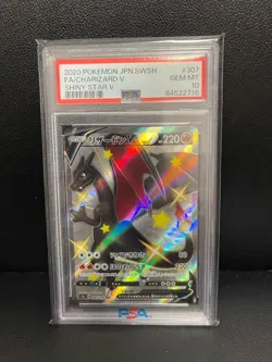 PSA 10 Charizard V SSR 307/190 Shiny Star V Pokemon Card Gem Mint Japanese - Image 1