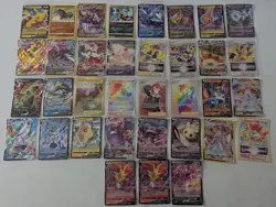 Pokemon Sword and Shield 35 Card Lot - Full Art Rare Holo - Image 1