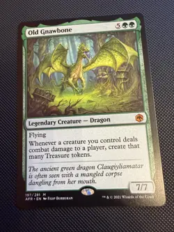 MTG Old Gnawbone Adventures in the Forgotten Realms NM - Image 1