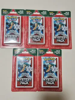 Pokemon Mystery Pack Cards Sealed Seeded 1:10. EX Crystal Guardians Vintage x 5 - Image 1