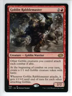 GOBLIN RABBLEMASTER Jumpstart 2022 #545 J22(NM+)(MTG) - Image 1