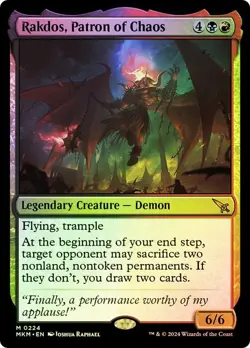 Rakdos, Patron of Chaos Foil Murders at Karlov Manor NM MTG - Image 1