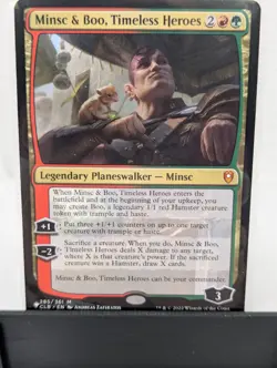 Minsc & Boo, Timeless Heroes NM-Mint, English Commander Legends: Battle for - Image 1