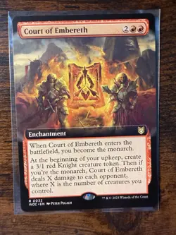 MTG - Commander: Wilds of Eldraine - Court of Embereth Rare - 32 - NM-Mint! - Image 1
