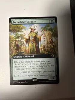 Formidable Speaker (Extended Art) Lorwyn Eclipsed Regular - Image 1