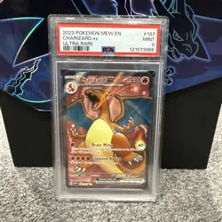 2023 POKEMON MEW EN-151 ULTRA RARE #183 CHARIZARD EX PSA 9 - Image 1