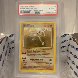 2002 Pokemon Hitmonlee 13/110 Legendary Collection Holo Psa 6 - Image 1
