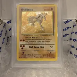 2002 Pokemon Hitmonlee 13/110 Legendary Collection Holo Psa 6 - Image 3