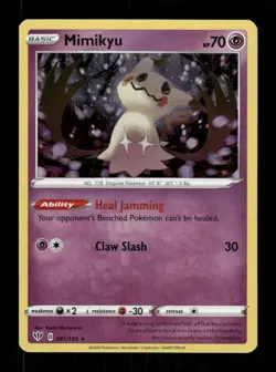 Pokemon Miscellaneous Cards & Products #081/189 Mimikyu Promo Cosmos Holo - Image 1