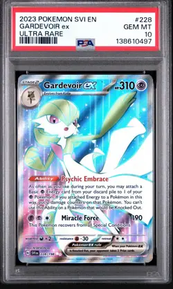 2023 POKEMON SVI EN-SCARLET & VIOLET ULTRA RARE #228 GARDEVOIR EX PSA 10 - Image 1