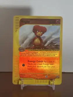 2002 Pokemon MAGBY #17/165 Expedition - Reverse Holo Rare Vintage English - Image 1