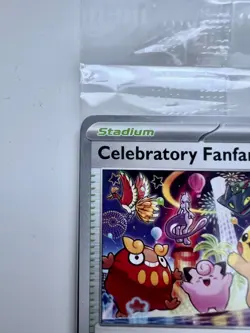 SEALED Celebratory Fanfare NM 2025 Ace Trainer Promo • Pokemon TCG ENG MEP 028 - Image 4