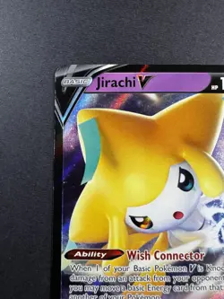 Pokemon TCG Jirachi V Black Star Promo SWSH299 English LP - Image 3