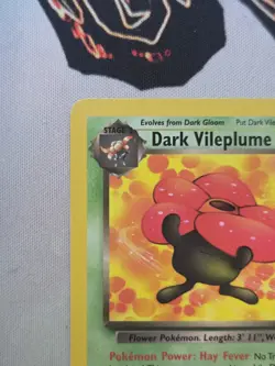 Dark Vileplume 30/82 Pokemon Team Rocket Non Holo WOTC TCG NM - Image 2