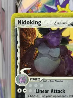Pokemon TCG Nidoking (Delta Species) EX Dragon Frontiers 6/101 Holo Rare - Image 3