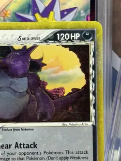 Pokemon TCG Nidoking (Delta Species) EX Dragon Frontiers 6/101 Holo Rare - Image 4