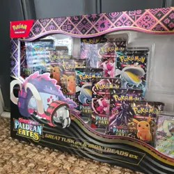 Pokemon TCG Paldean Fates Great Tusk Iron Threads Ex Premium Collection Lot of 5 - Image 2