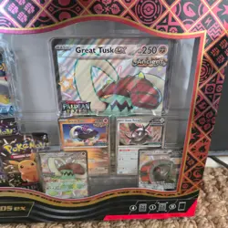 Pokemon TCG Paldean Fates Great Tusk Iron Threads Ex Premium Collection Lot of 5 - Image 3