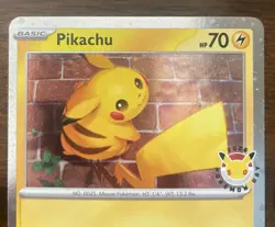 Pikachu 051 /162 Stamped 2026 Pokemon Day 30 Promo TCG With Coin - Image 2
