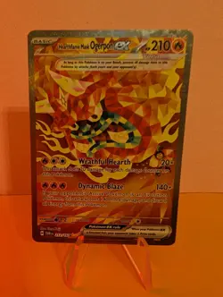 2024 Pokemon SV Twilight Masquerade TWM EN Hearthflame Mask Ogerpon ex #212/167 - Image 1