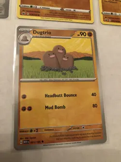 Lot of 7 Diglett and Dugtrio Pokemon Cards - Image 2