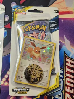 Pokemon Unbroken Bonds Single Blister Pack X2 Eevee & Pikachu - Image 3