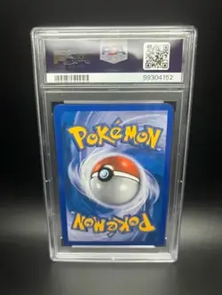 Pokemon Meganium Prime Holo 109/123 Heart Gold & Soul Silver English PSA 8 NM - Image 2
