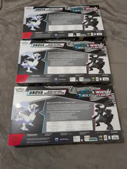 3 X Unova Heavy Hitters Premium Collection Boxes- Black Bolt & White Flare - Image 2