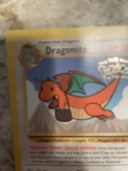 Dragonite #5 Black Star Promo 1999 Pokemon The First Movie Stamped MINT - Image 2