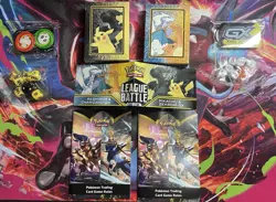 Pokemon TCG League Battle Deck Pikachu Zekrom-GX Reshiram Charizard-GX. - Image 1