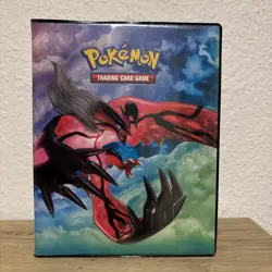 Pokemon Ultra Pro 4 Pocket Portfolio Binder XY Base Yveltal Xerneas Rare Vintage - Image 1