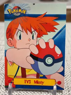 1999 Topps Pokemon Series 1 #TV3 Misty (TV Animation Edition) Blue Logo NM - Image 1