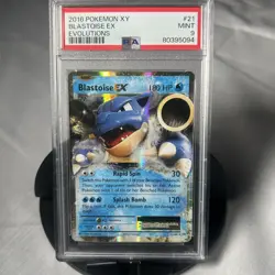 PSA 9 Blastoise EX - 21/108 - XY Evolutions - 2016 - Pokemon - Image 1