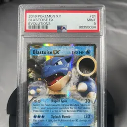 PSA 9 Blastoise EX - 21/108 - XY Evolutions - 2016 - Pokemon - Image 2