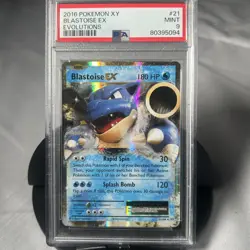 PSA 9 Blastoise EX - 21/108 - XY Evolutions - 2016 - Pokemon - Image 3