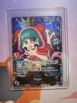 Sugar OP10-003 Alt Alternate Art Parallel Leader One Piece Card Game TCG - Image 1