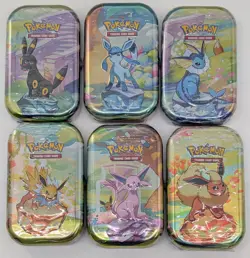 Lot of (42) Pokemon TCG Prismatic Evolutions Mini Tins SEALED - Image 2