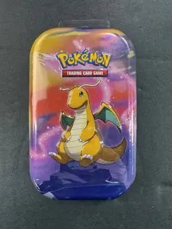Pokemon TCG Kanto Power Mini Tin New Factory Sealed 2-Packs Dragonite Art - Image 1